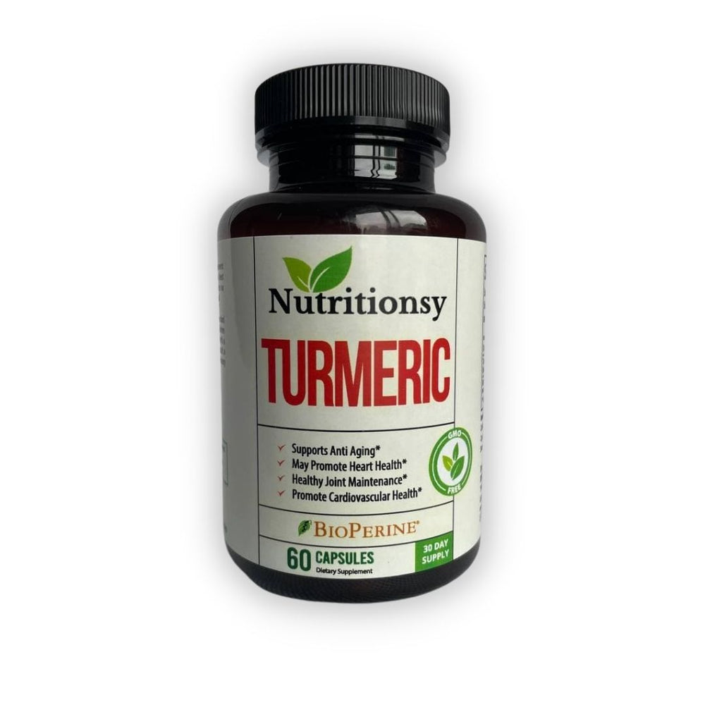 
                  
                    Nutritionsy Tumeric Supplements Capsules ,With Black Pepper,BioPerine 95% Curcuminoids
                  
                