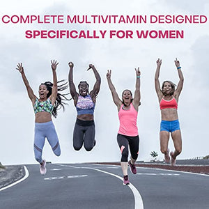 
                  
                    Nutritionsy Multivitamin for Women, Multivitamin/Multimineral Supplement with Iron, Vitamins D3, B and Antioxidants and Immune Support - 30 Days Supply - Nutritionsy
                  
                